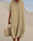 Women's Summer Dress, Lightweight Casual Loose Fit in Vibrant Colors 3