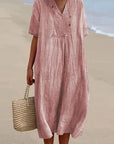 Women's Summer Dress, Lightweight Casual Loose Fit in Vibrant Colors 5
