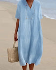 Women's Summer Dress, Lightweight Casual Loose Fit in Vibrant Colors 7