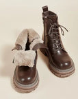 Women's Waterproof Fur Boots with Anti-Slip Sole – Winter Comfort Footwear 1