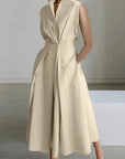 Womens Midi Dress with Chic A-Line Design & Comfortable Fit 3