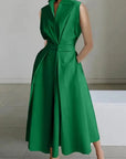 Womens Midi Dress with Chic A-Line Design & Comfortable Fit 4