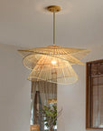 Woodhaven | Refined Rattan Wooden Hanging Lamp 2