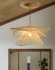 Woodhaven | Refined Rattan Wooden Hanging Lamp 3