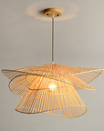 Woodhaven | Refined Rattan Wooden Hanging Lamp 4