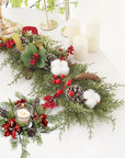 WreathElegance | Stylish Candle Holder for Christmas Decoration 4