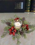 WreathElegance | Stylish Candle Holder for Christmas Decoration 5