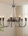 Zeniva | Vintage Style Crystal Chandelier for Bedroom Spaces 1