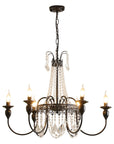 Zeniva | Vintage Style Crystal Chandelier for Bedroom Spaces 3
