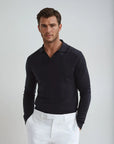 Ethan | Modern Stylish Long Sleeve Polo Shirts 1