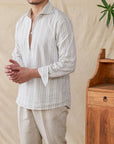 Carlo | Camicia da uomo in cotone a righe classiche