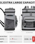 Wasserdichte Lunch-Food-Box-Rucksack für Outdoor-Picknick und Reisen
