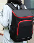 Picnic and Camping Backpack with Insulated Cooler for Hiking