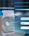 Portable Cooling Fan with Three in One Air Cooler Design