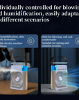 Portable Cooling Fan with Three in One Air Cooler Design