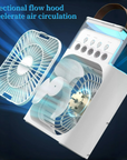 Portable Cooling Fan with Three in One Air Cooler Design