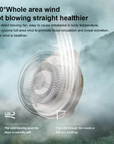 Clip-On Wirbelwind Ventilator für Hals und Taille Tragbare Kühlung