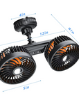 Auto-Kühlventilator mit Doppelköpfen und starkem Saugnapf
