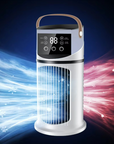 Portable Water-Cooled Fan with Humidifier for Indoor Spaces