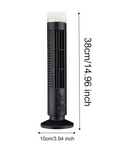 Electric Bladeless Desktop Fan with Tower Design