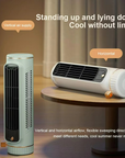 USB wiederaufladbarer Turmventilator kompakter tragbarer Luftkühler