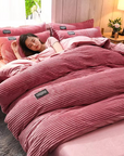 Velvet Fleece Blanket – Soft, Warm, and Stylish Bedding in Multiple Colors and Sizes