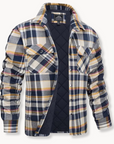 Comfy and Plush Flannel Jacket-Jackets-Yellow-S-EdelmannandCo.