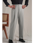 Fabio Palermo Premium Dress Trousers-French Gray-29-EdelmannandCo.