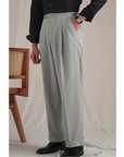 Fabio Palermo Premium Dress Trousers-French Gray-29-EdelmannandCo.