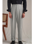 Fabio Palermo Premium Dress Trousers-French Gray-29-EdelmannandCo.
