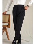 Fabio Palermo Premium Dress Trousers-French Gray-29-EdelmannandCo.
