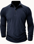 Marius Comfortable Polo Shirt-Blue-S-EdelmannandCo.