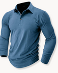 Marius Comfortable Polo Shirt-Denim Blue-S-EdelmannandCo.