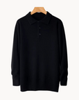 Merino Wool Shirt-Black-XS-EdelmannandCo.