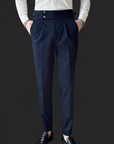 Olivier Trousers-Pants-Navy-29-EdelmannandCo.