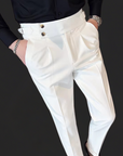 Olivier Trousers-Pants-White-29-EdelmannandCo.