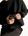 Ridgeway Textured Sweater-Sweaters-Brown-S-EdelmannandCo.