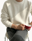 Ridgeway Textured Sweater-Sweaters-Brown-S-EdelmannandCo.