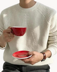 Ridgeway Textured Sweater-Sweaters-Brown-S-EdelmannandCo.