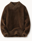 Tedd Fleece Sweater-Sweaters-Auburn-S-EdelmannandCo.