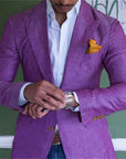 Blazer da uomo in lino confortevole – eleganza leggera per ogni occasione
