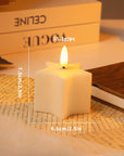 WinterShine – Elegant LED Candle in Frosted Glass Snowball Design