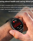 High quality ECG | EKG blood sugar blood pressure health sports watch