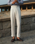 Carrington | Klassische hochtaillierte maßgeschneiderte Hose