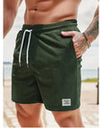 Henrik | Leichte gerippte Sommer-Cord-Shorts