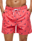 Mike | Hawaii Stil Bedruckte Bade- und Surfshorts
