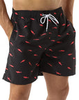 Mike | Hawaii Stil Bedruckte Bade- und Surfshorts