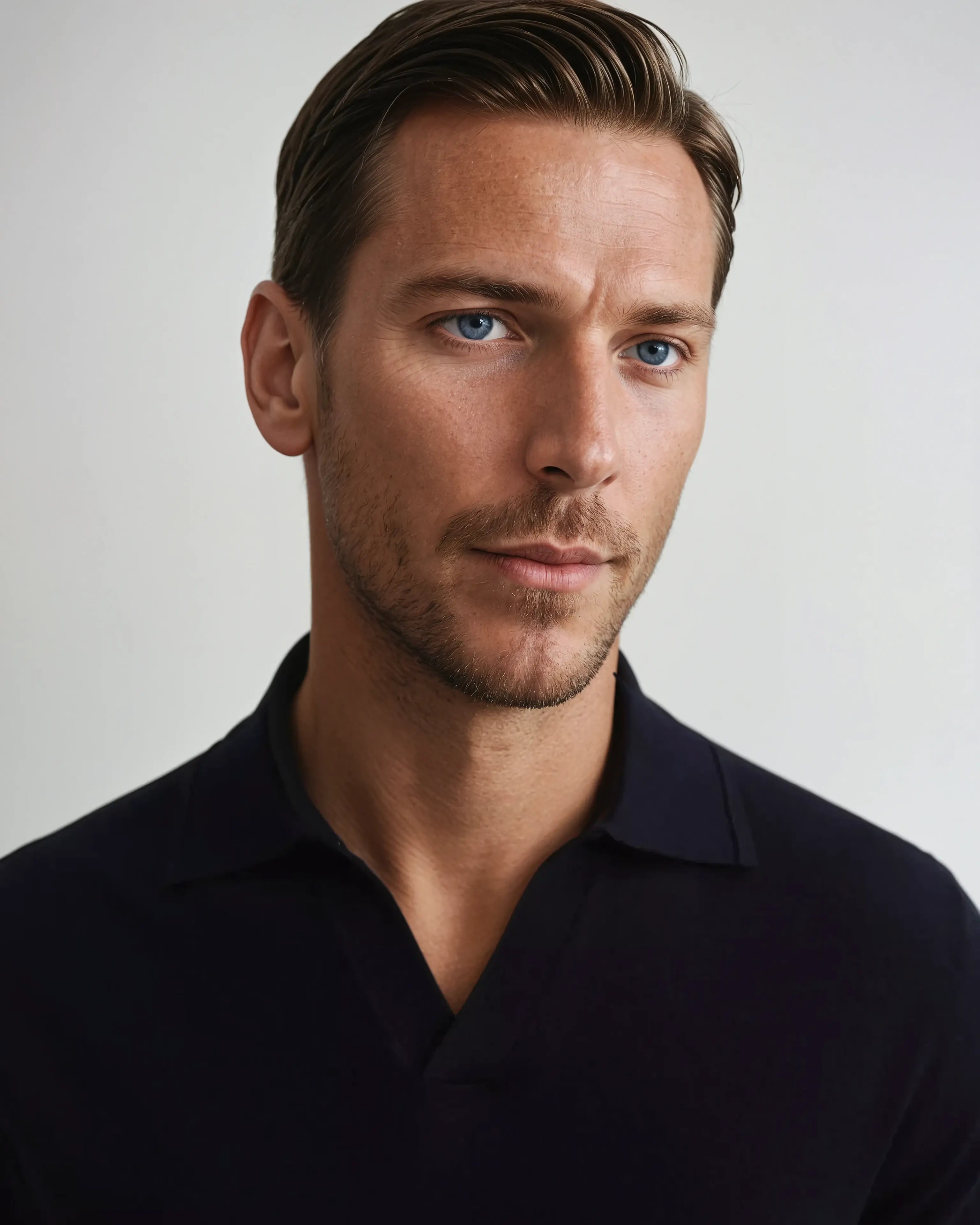 Ethan | Modern Stylish Long Sleeve Polo Shirts 2