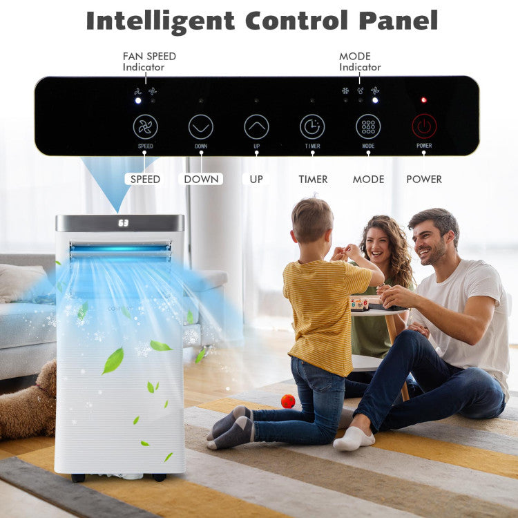 10000 BTU(Ashrae) 3-in-1 Portable Air Conditioner with Remote Control 4