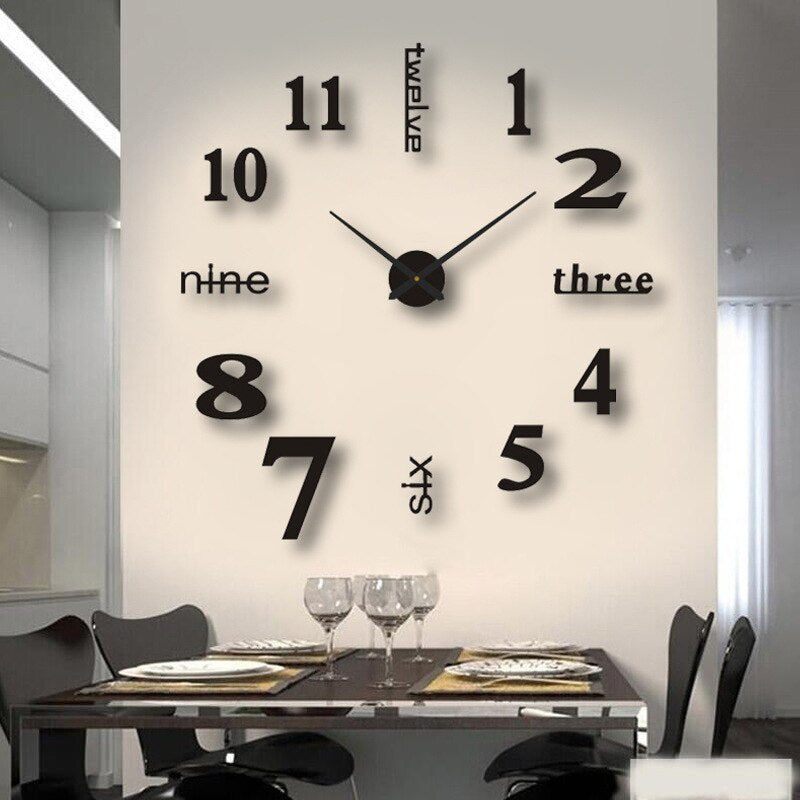 Moderne Statement-Wanduhr – Künstlerisches Design für markante Innenakzente